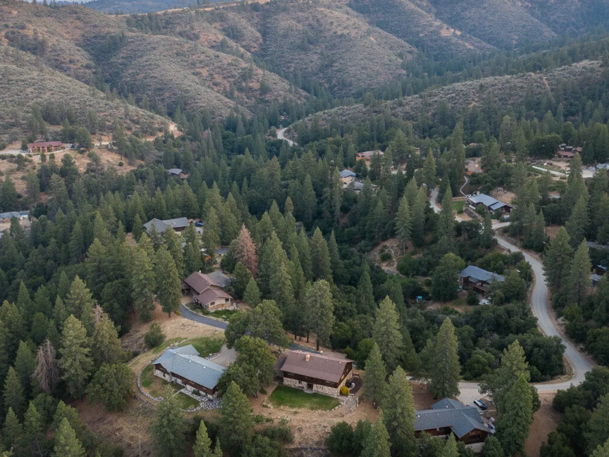 Backcountry San Diego County neighborhood near Boulevard