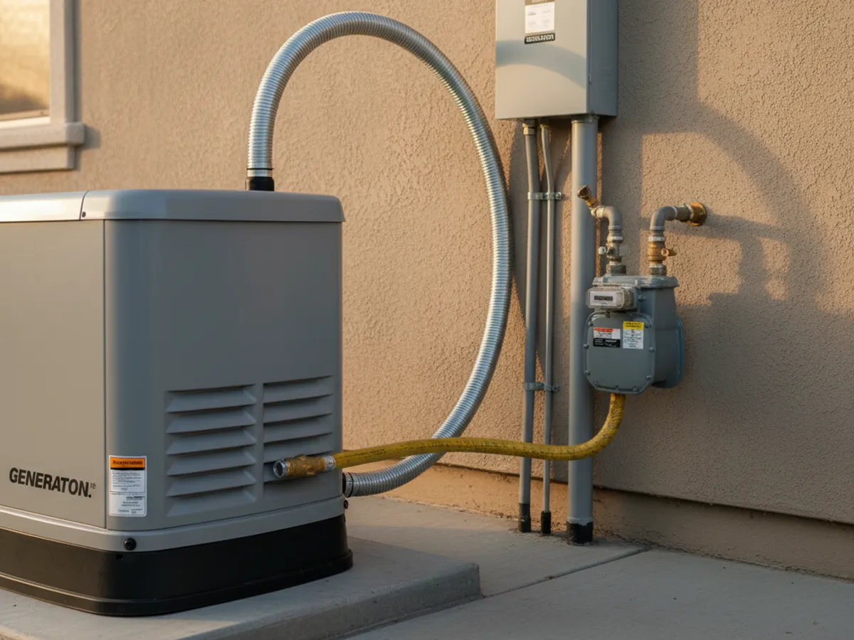 Generators detail work by a licensed San Diego County electrician
