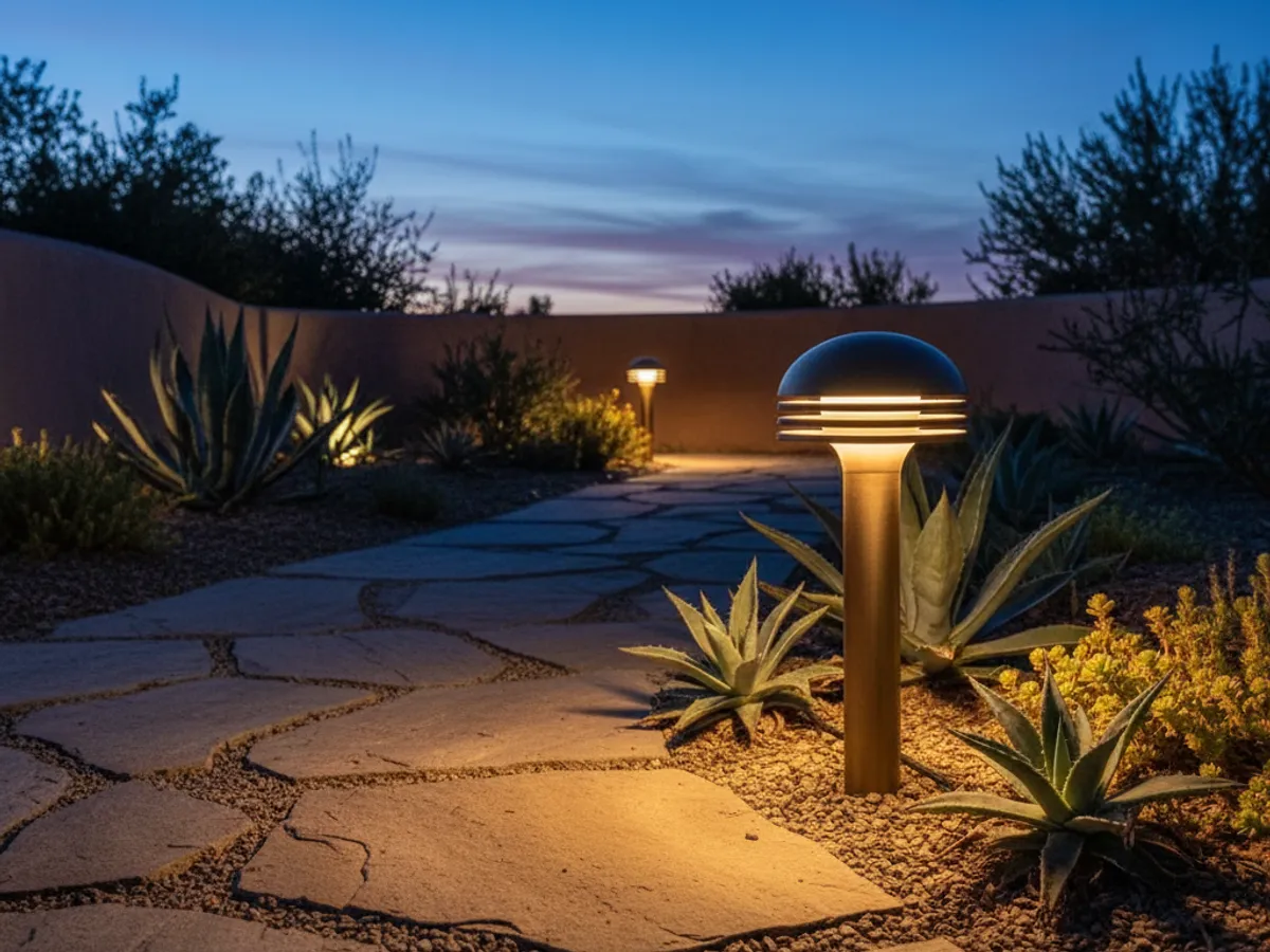 Outdoor Lighting detail work by a licensed San Diego County electrician